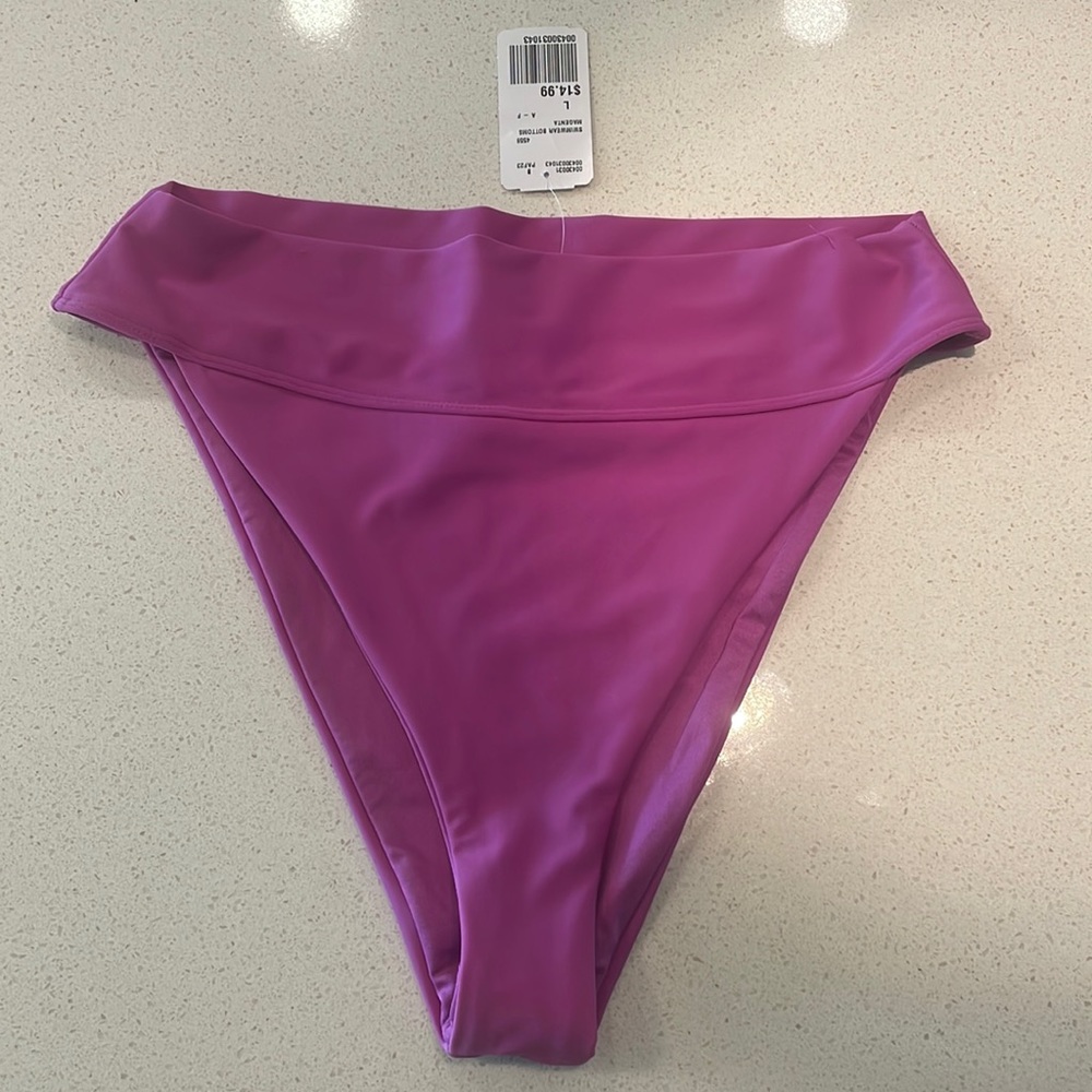 NWT Forever 21 highwaisted bikini bottoms